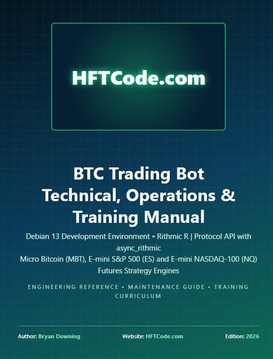 Python Futures Bot Engineering with Rithmic: BTC, ES & NQ